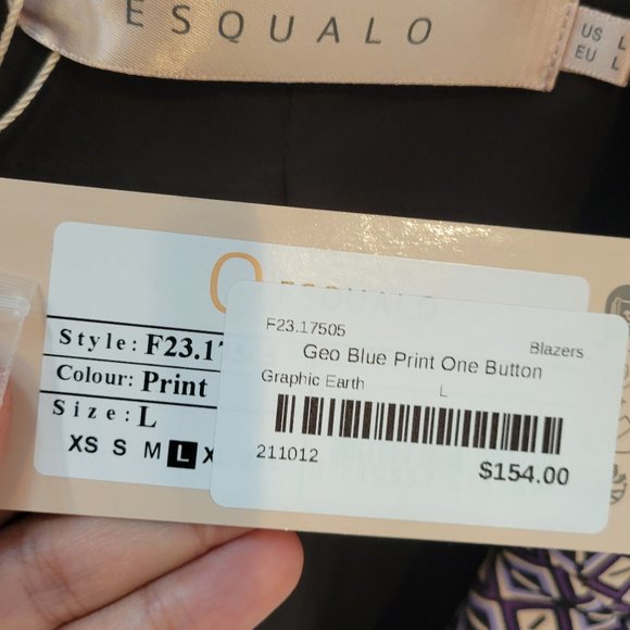 Mod Geometric Esqualo Blazer - Picture 2 of 5